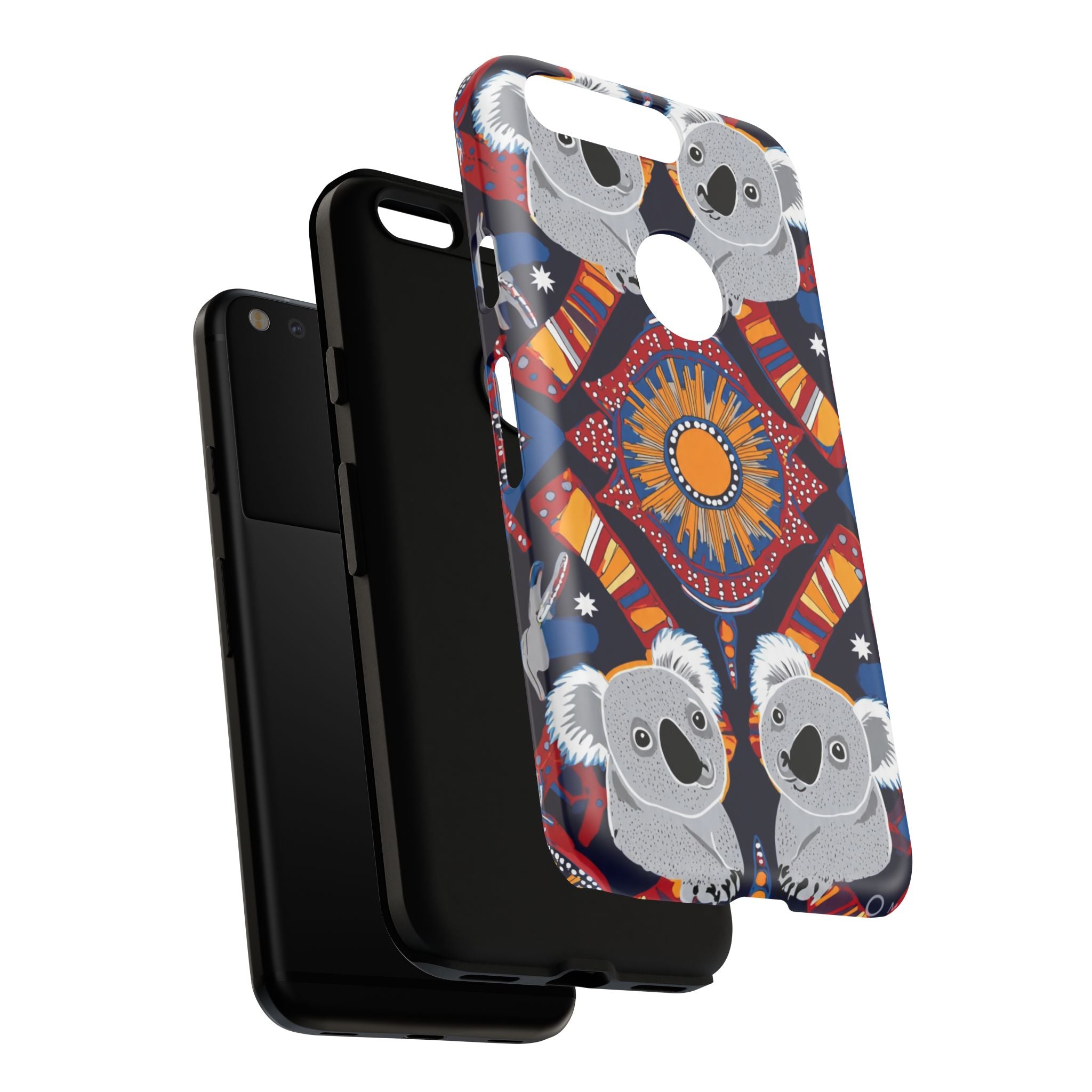 Koala Pattern Phone Case — Cute Indigenous-Inspired Design