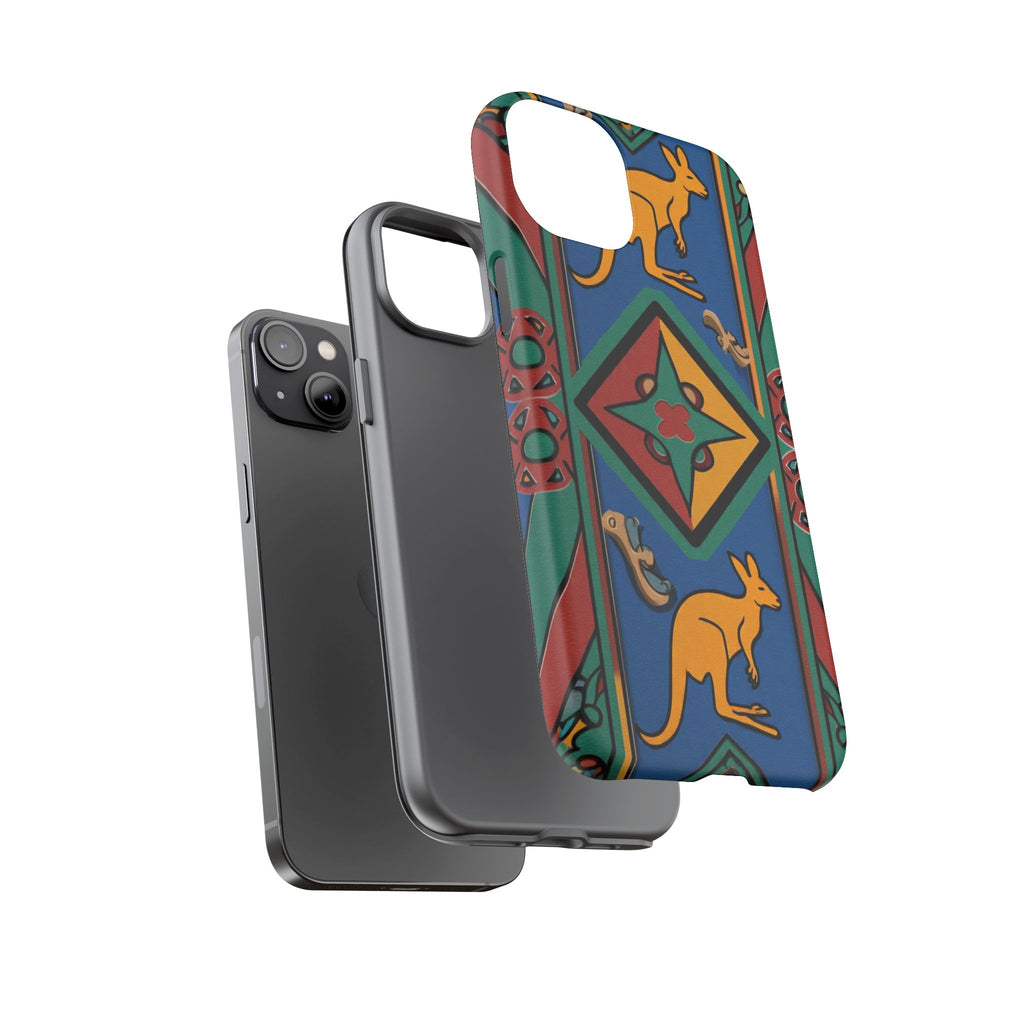 Kangaroo Tribal Pattern Tough Phone Case