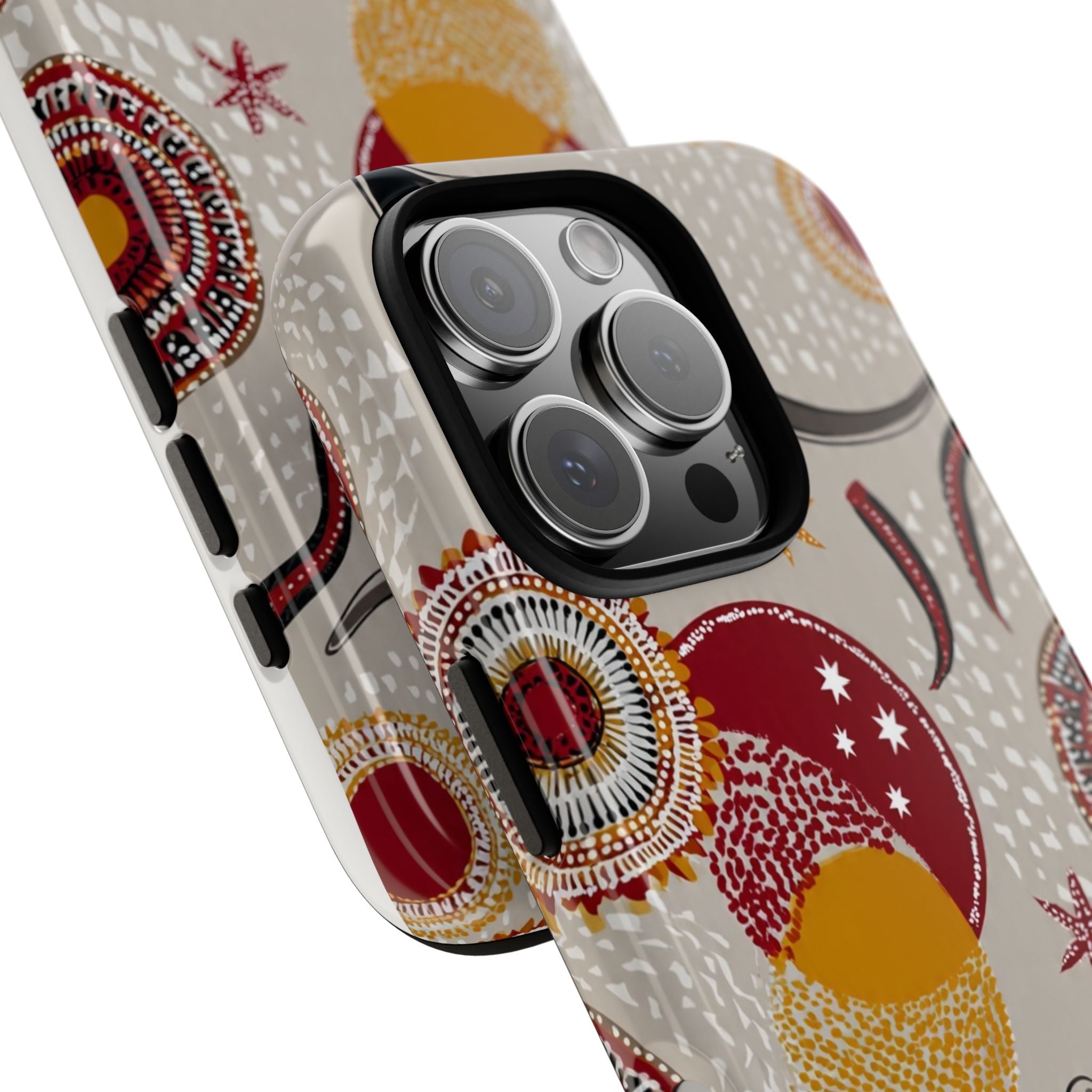 Kangaroo & Koala Aboriginal Dot Art Phone Case – Protective Tough Case