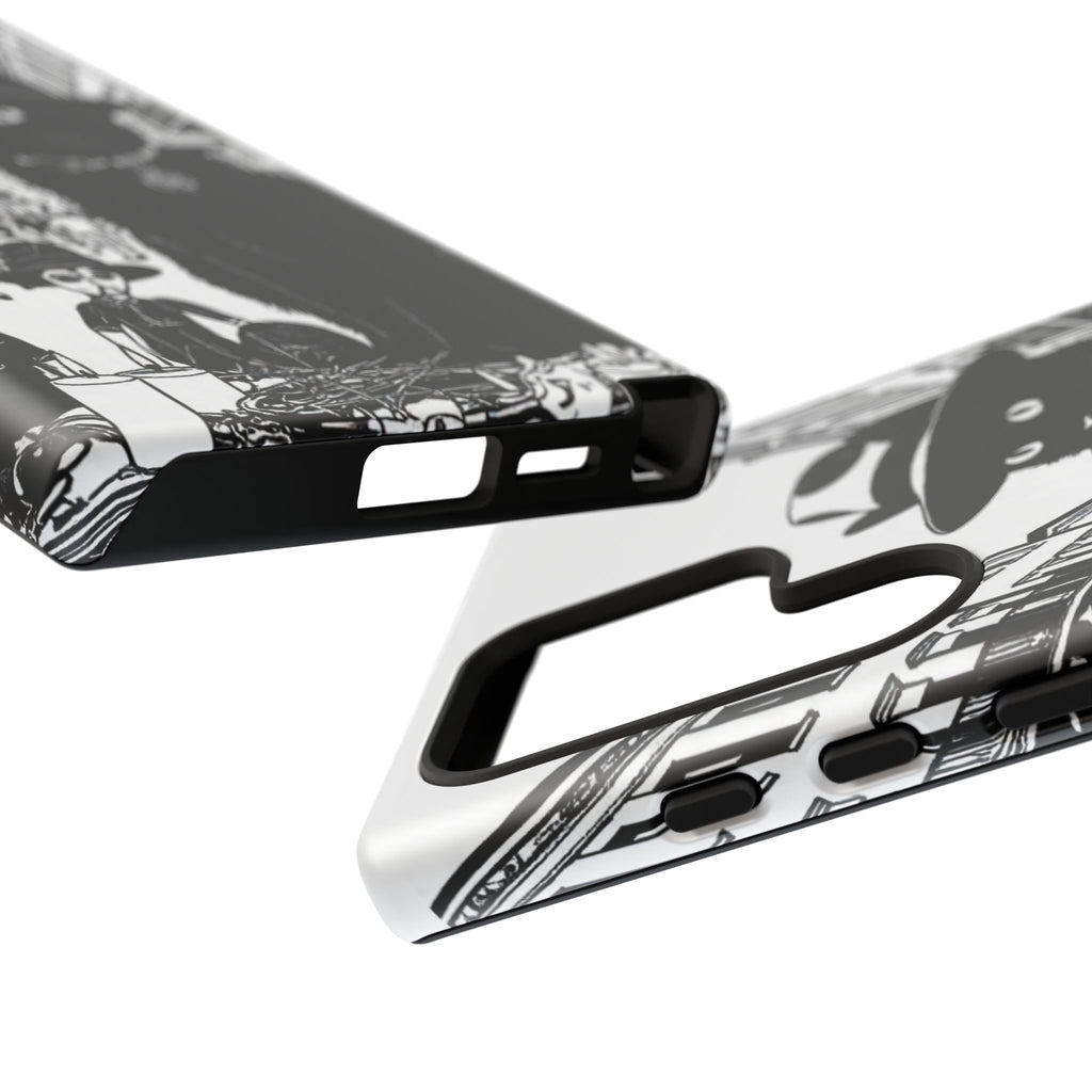 Phone Case — Noir Cat Street Art Design