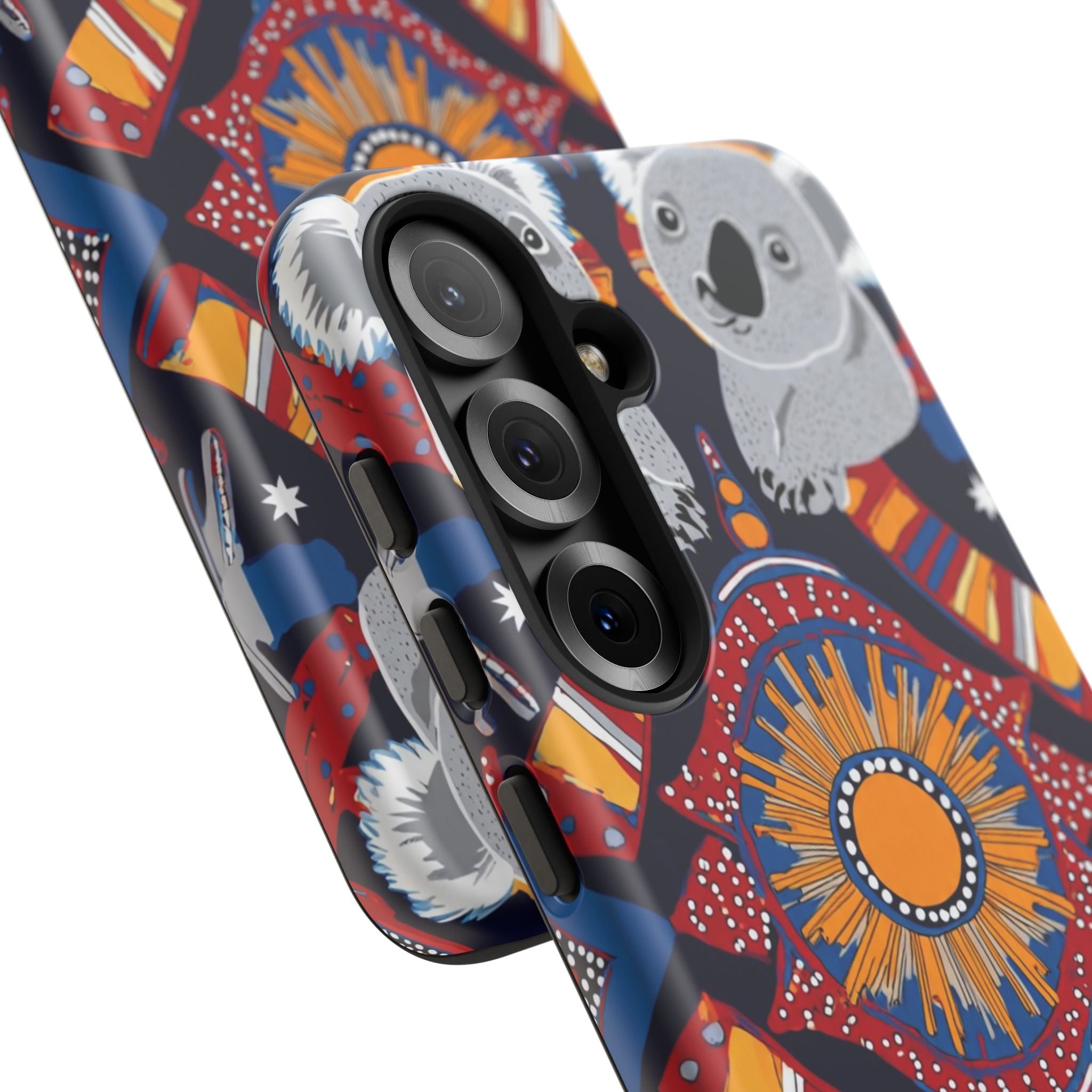 Koala Pattern Phone Case — Cute Indigenous-Inspired Design