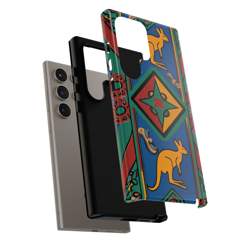 Kangaroo Tribal Pattern Tough Phone Case