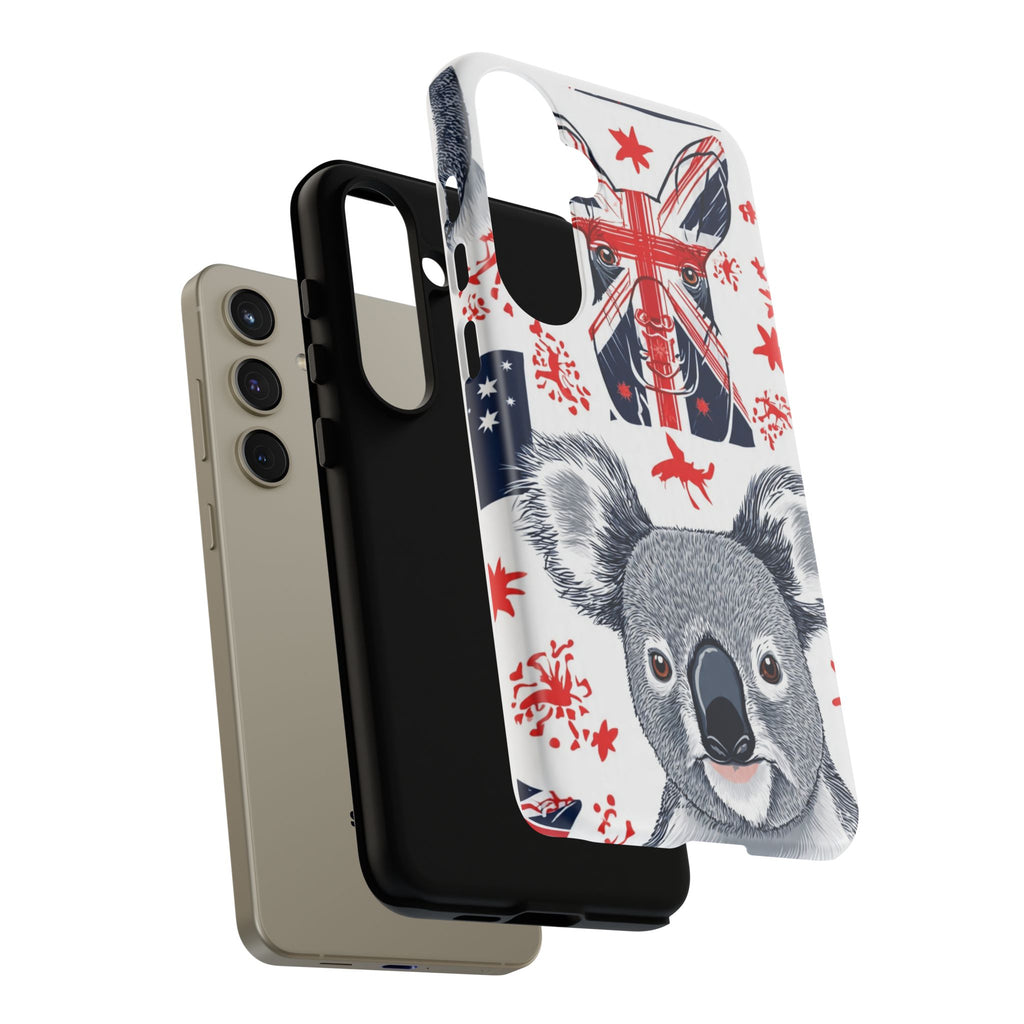 Koala Australia Flag Phone Case - Cute Aussie Animal Protective Case