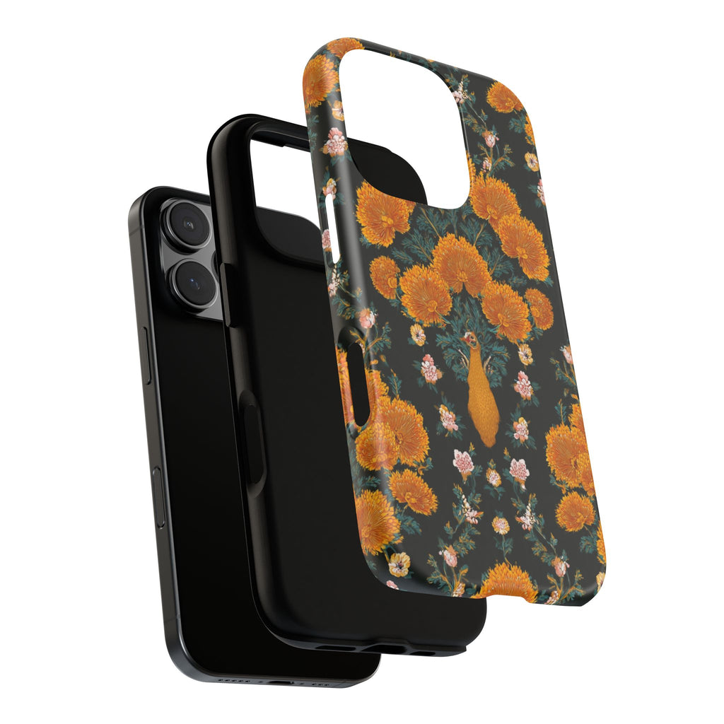 Marigold Mirror Phone Case — Floral Protective Phone Cover