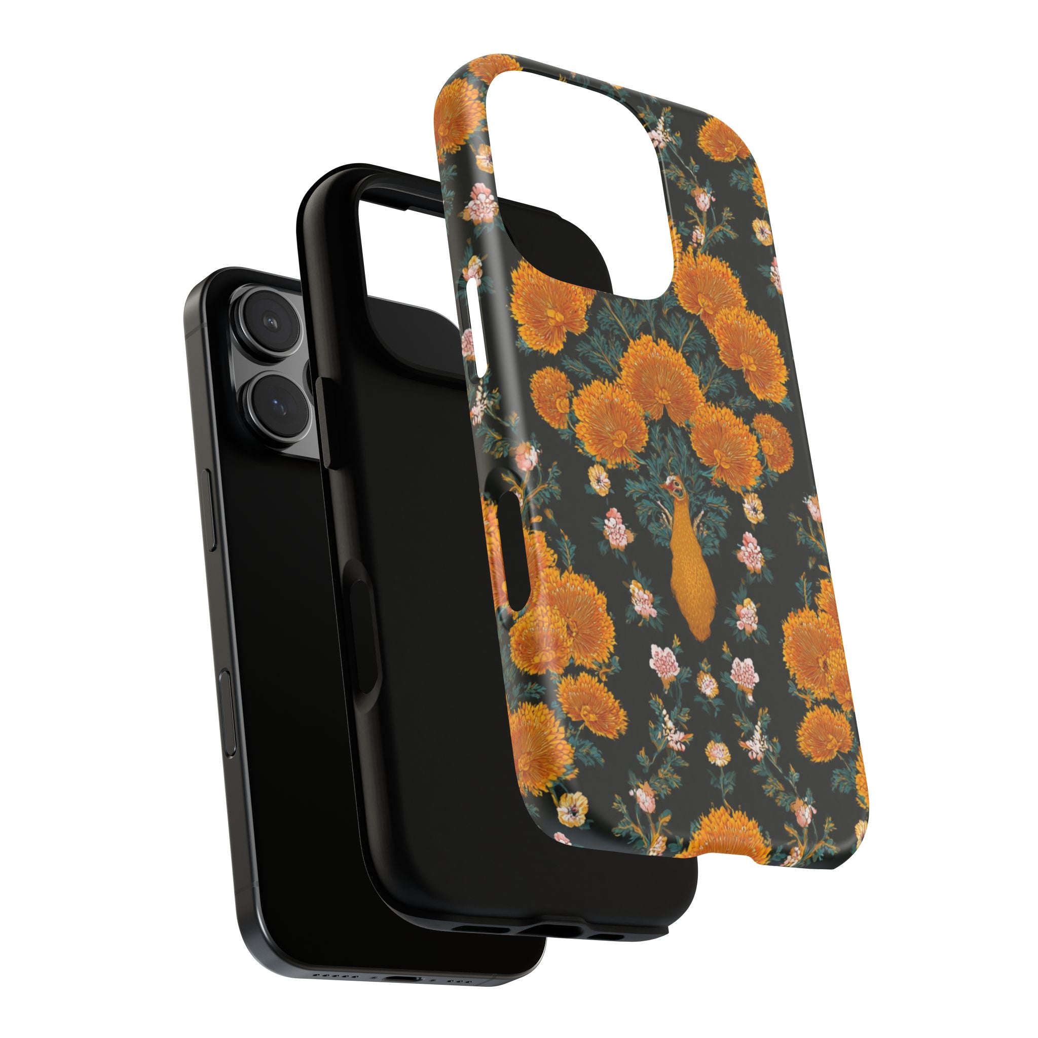 Marigold Mirror Phone Case — Floral Protective Phone Cover
