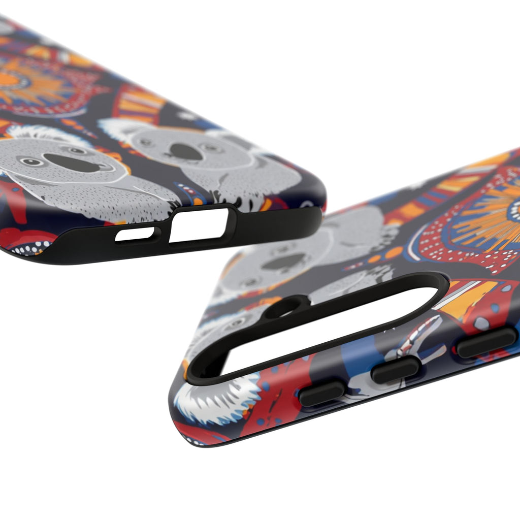Koala Pattern Phone Case — Cute Indigenous-Inspired Design