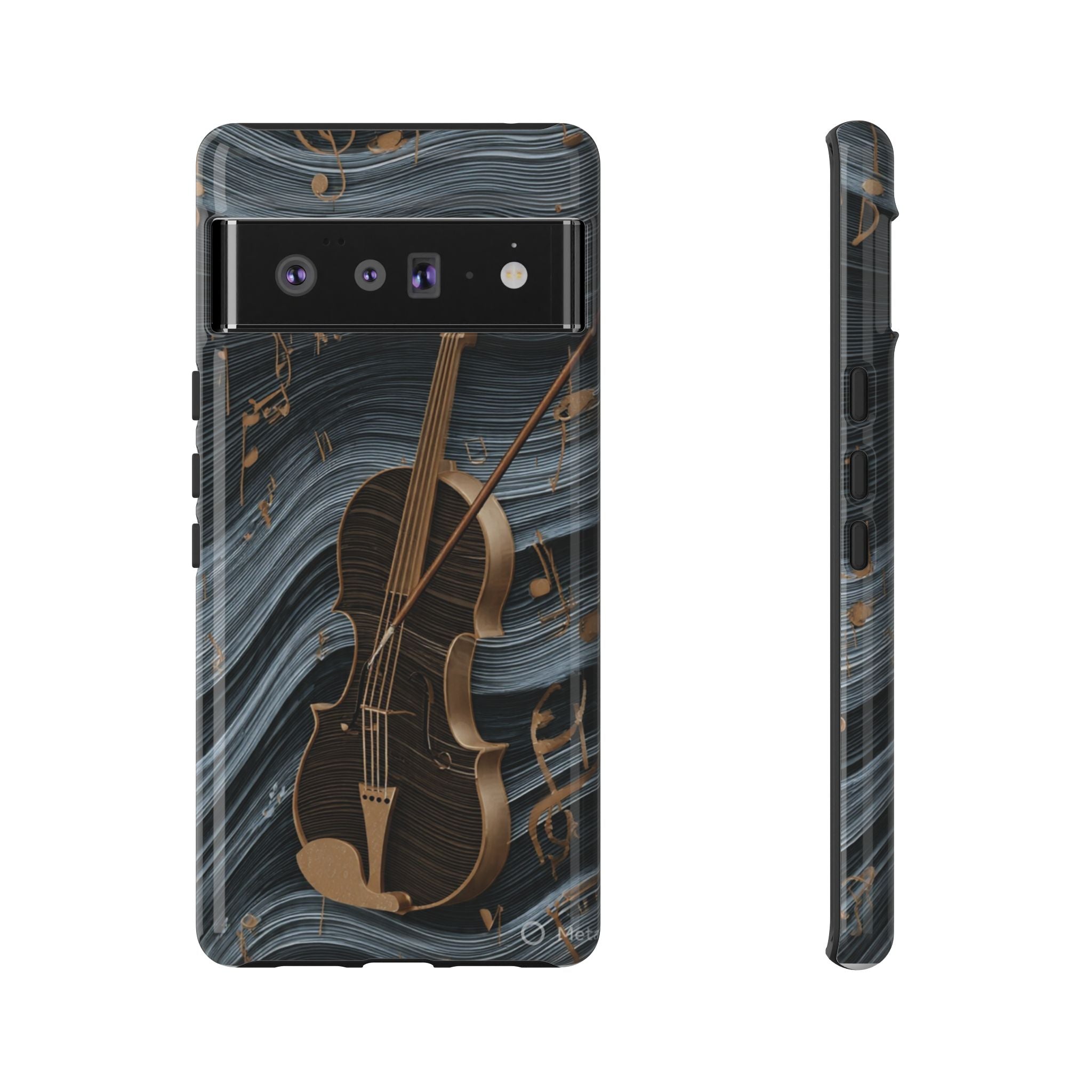 Violin Melody Tough Phone Case — Musical Instrument Art Protective Cover