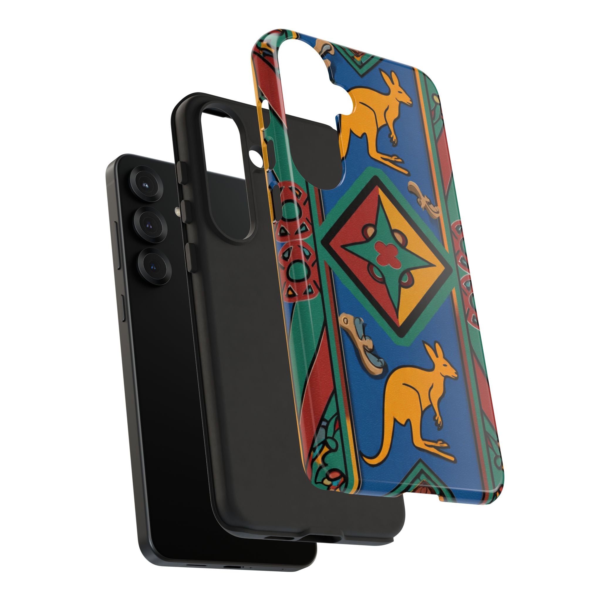 Kangaroo Tribal Pattern Tough Phone Case