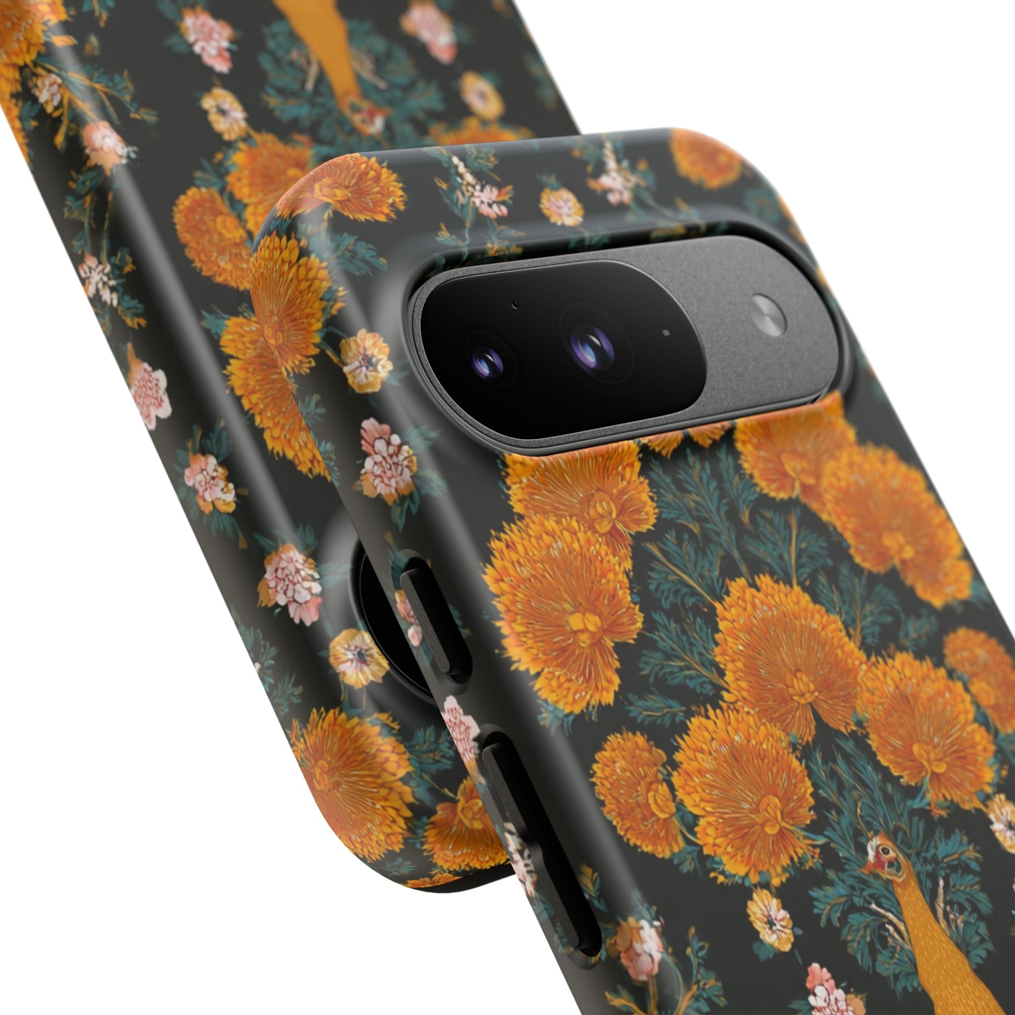 Marigold Mirror Phone Case — Floral Protective Phone Cover