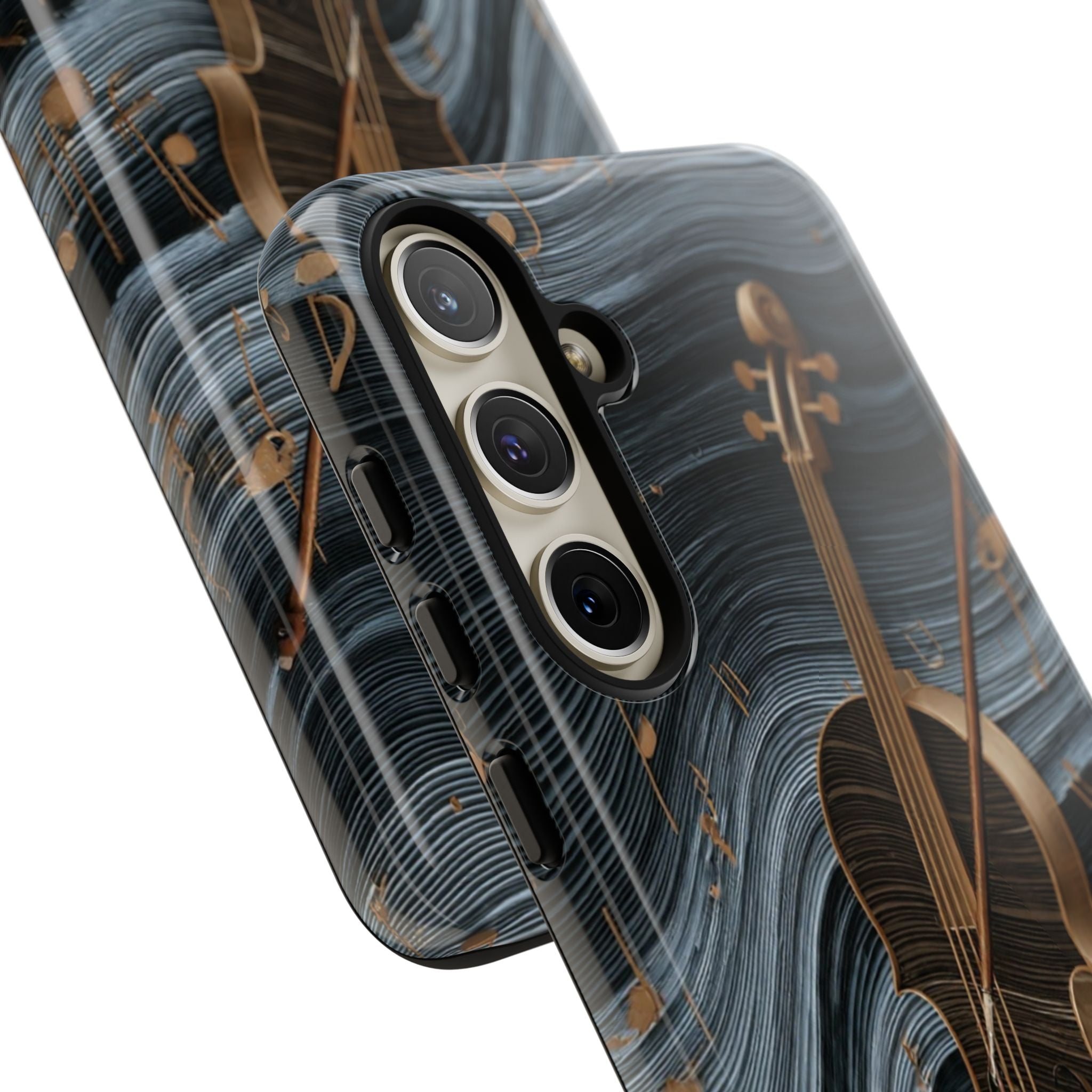 Violin Melody Tough Phone Case — Musical Instrument Art Protective Cover