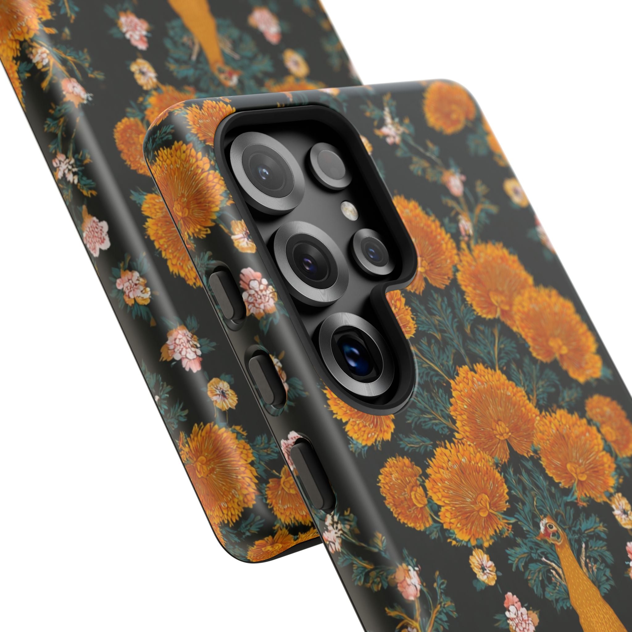 Marigold Mirror Phone Case — Floral Protective Phone Cover