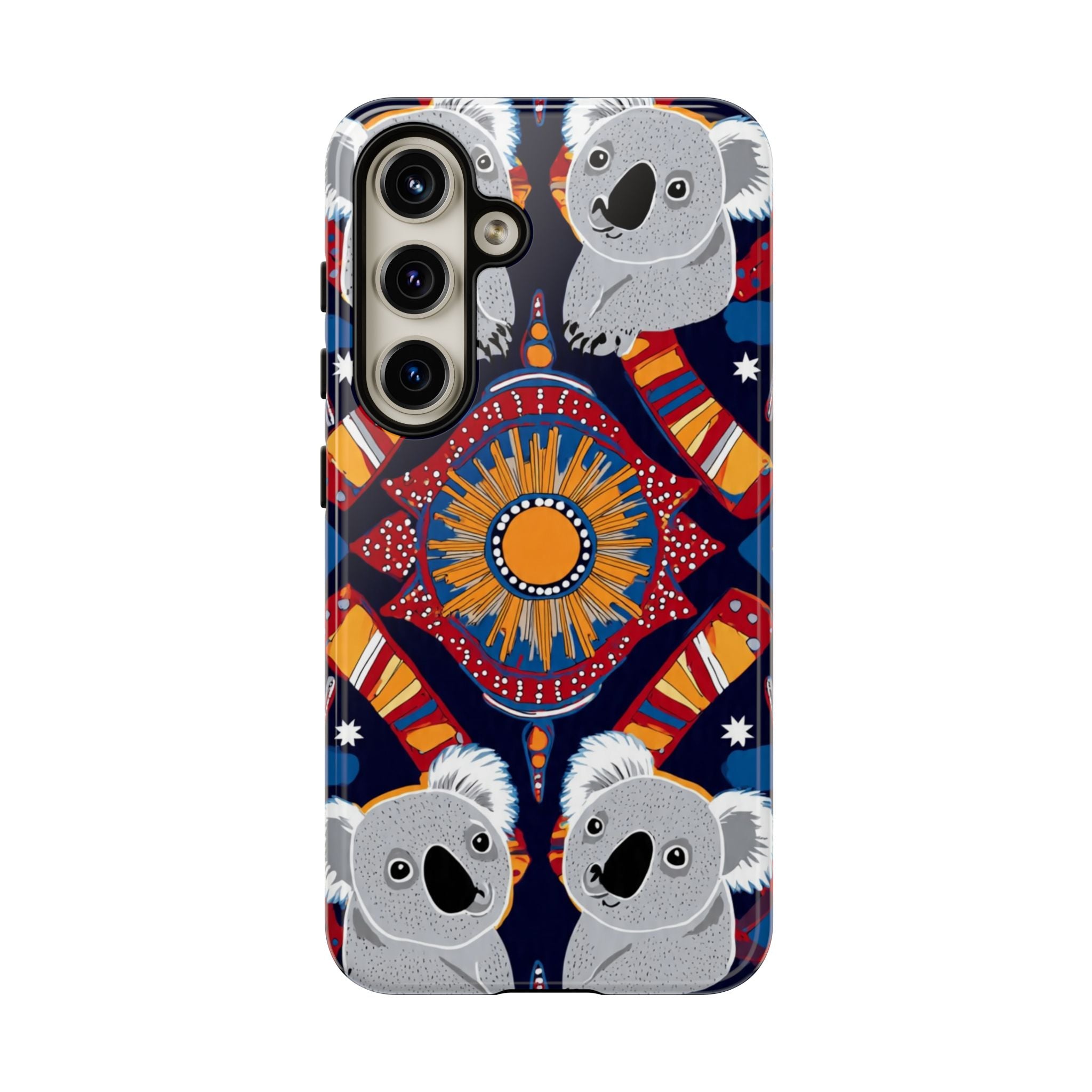 Koala Pattern Phone Case — Cute Indigenous-Inspired Design