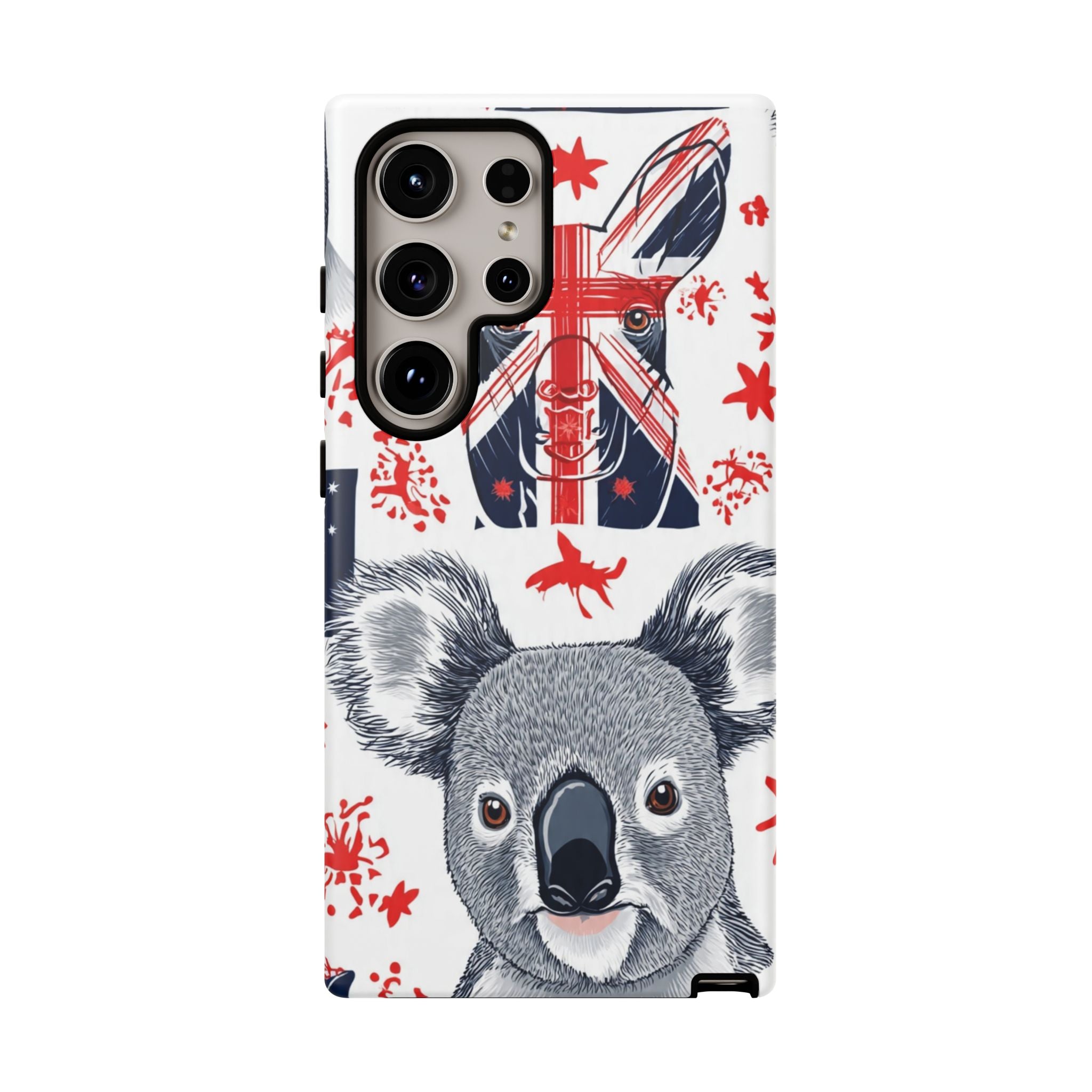 Koala Australia Flag Phone Case - Cute Aussie Animal Protective Case