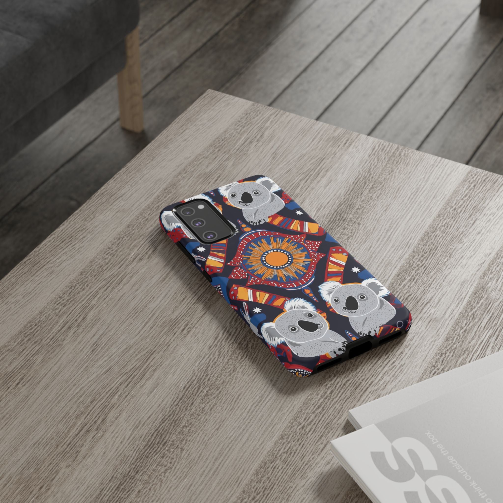 Koala Pattern Phone Case — Cute Indigenous-Inspired Design