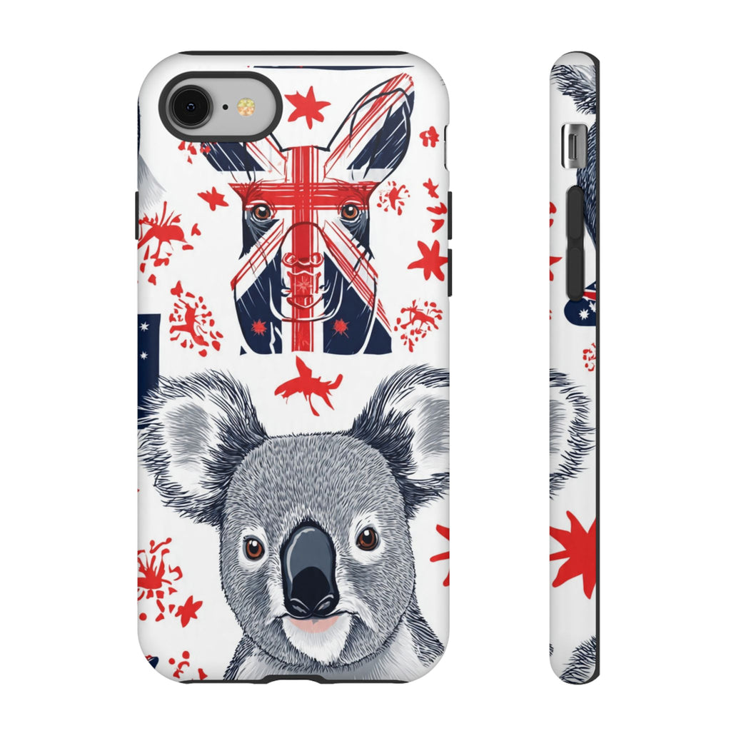 Koala Australia Flag Phone Case - Cute Aussie Animal Protective Case