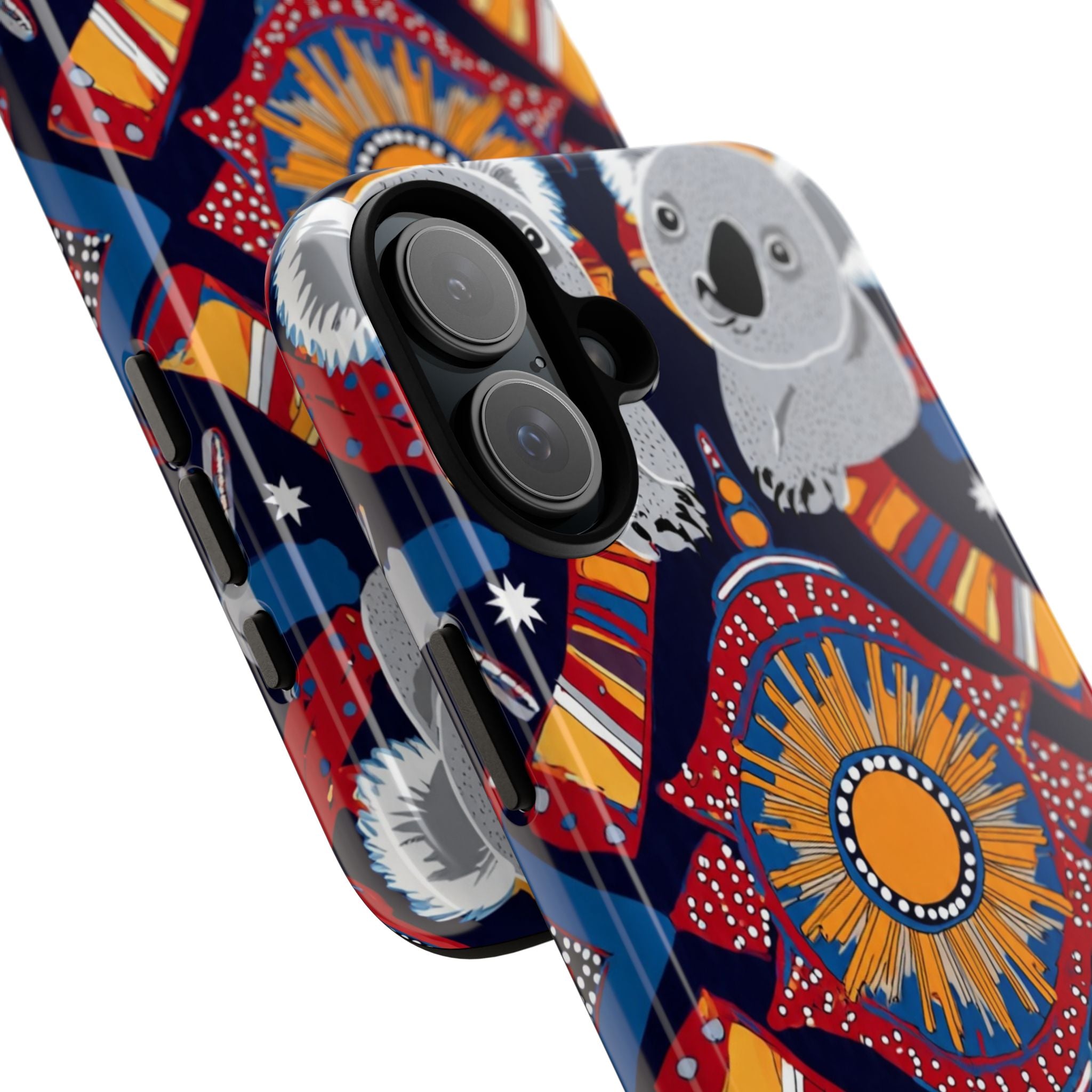 Koala Pattern Phone Case — Cute Indigenous-Inspired Design