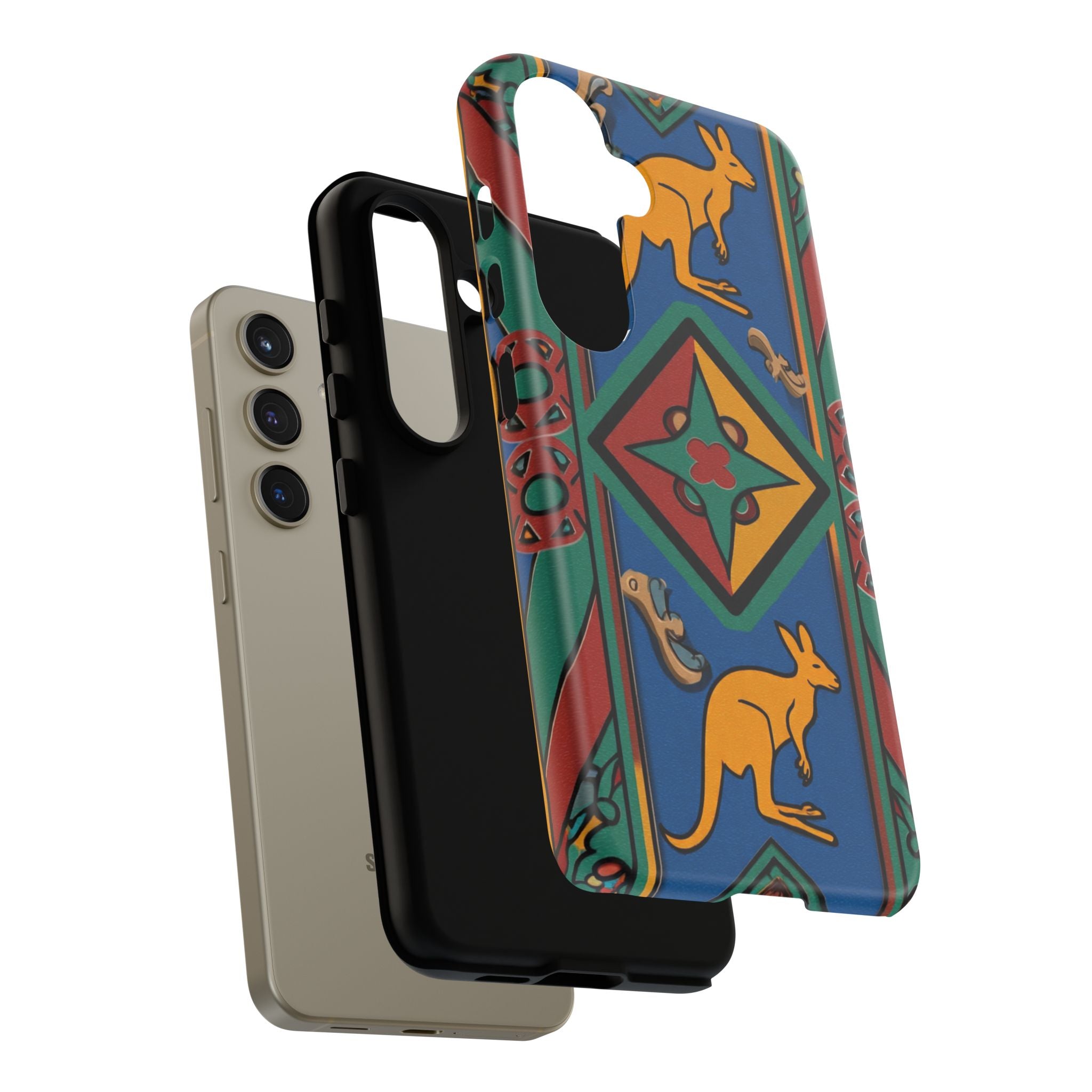 Kangaroo Tribal Pattern Tough Phone Case