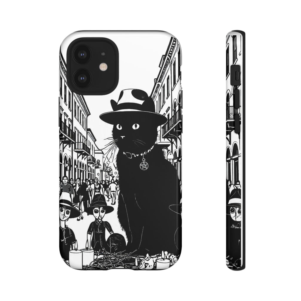 Phone Case — Noir Cat Street Art Design