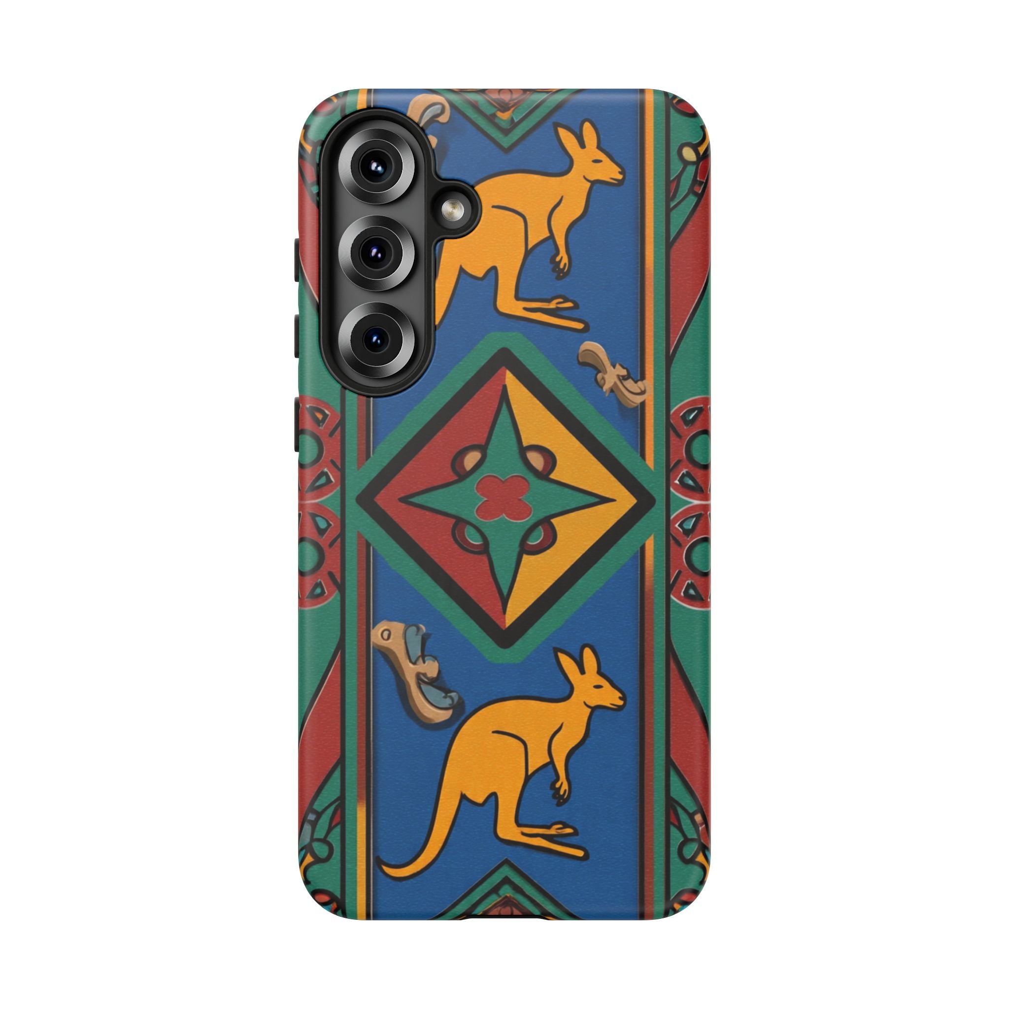Kangaroo Tribal Pattern Tough Phone Case