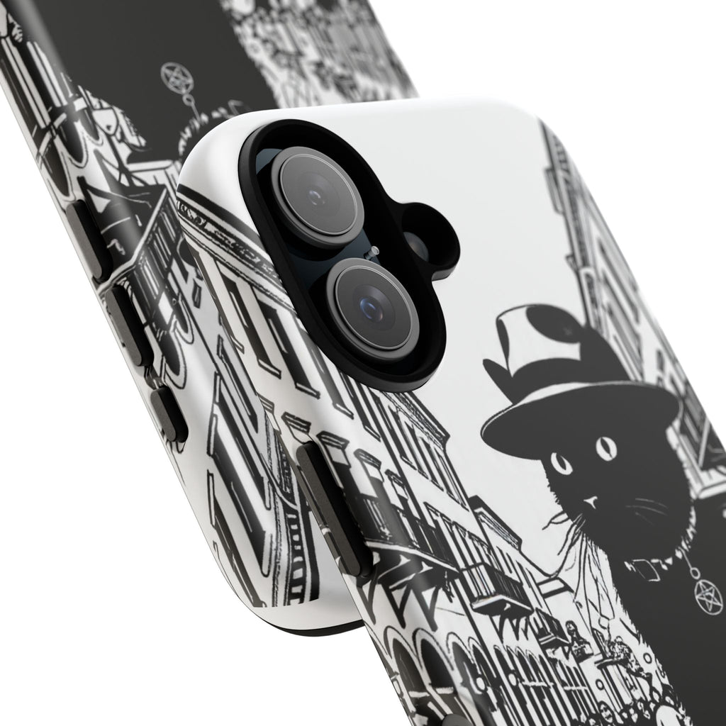 Phone Case — Noir Cat Street Art Design