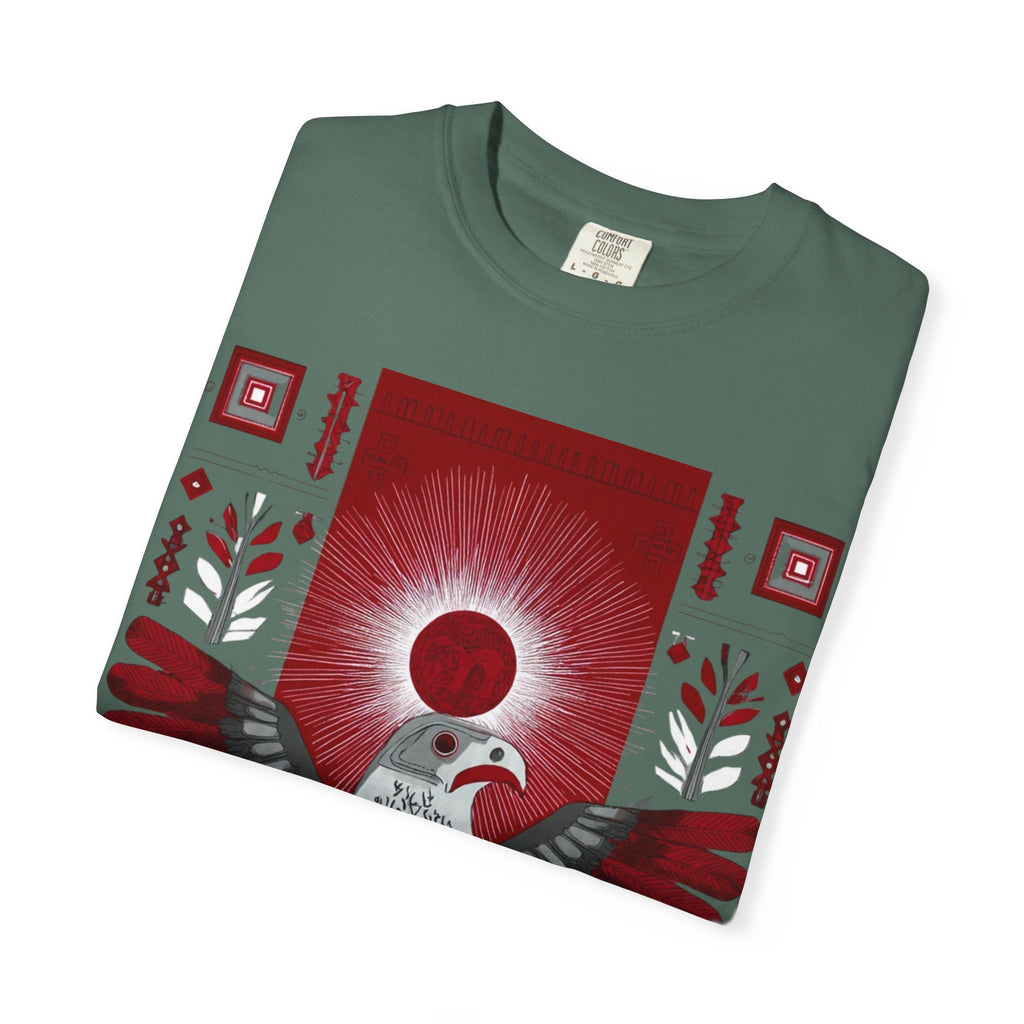 Tribal Inca Graphic T-Shirt — Celestial Bird Art Tee