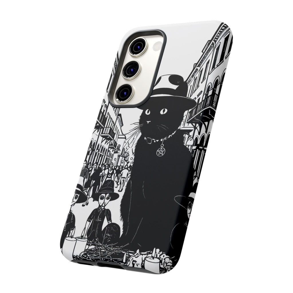 Phone Case — Noir Cat Street Art Design