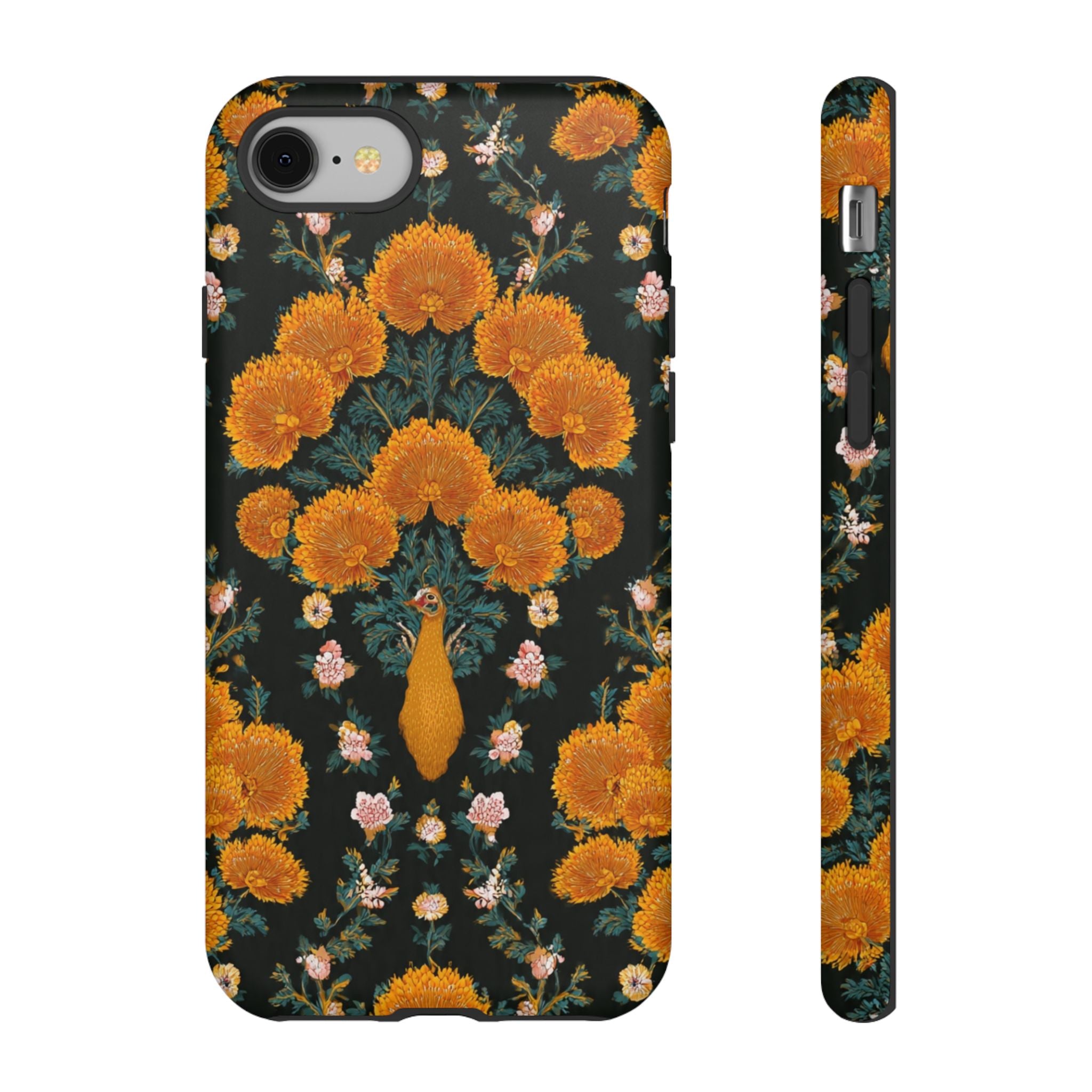 Marigold Mirror Phone Case — Floral Protective Phone Cover