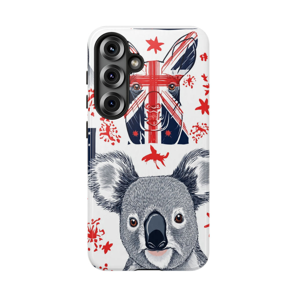 Koala Australia Flag Phone Case - Cute Aussie Animal Protective Case