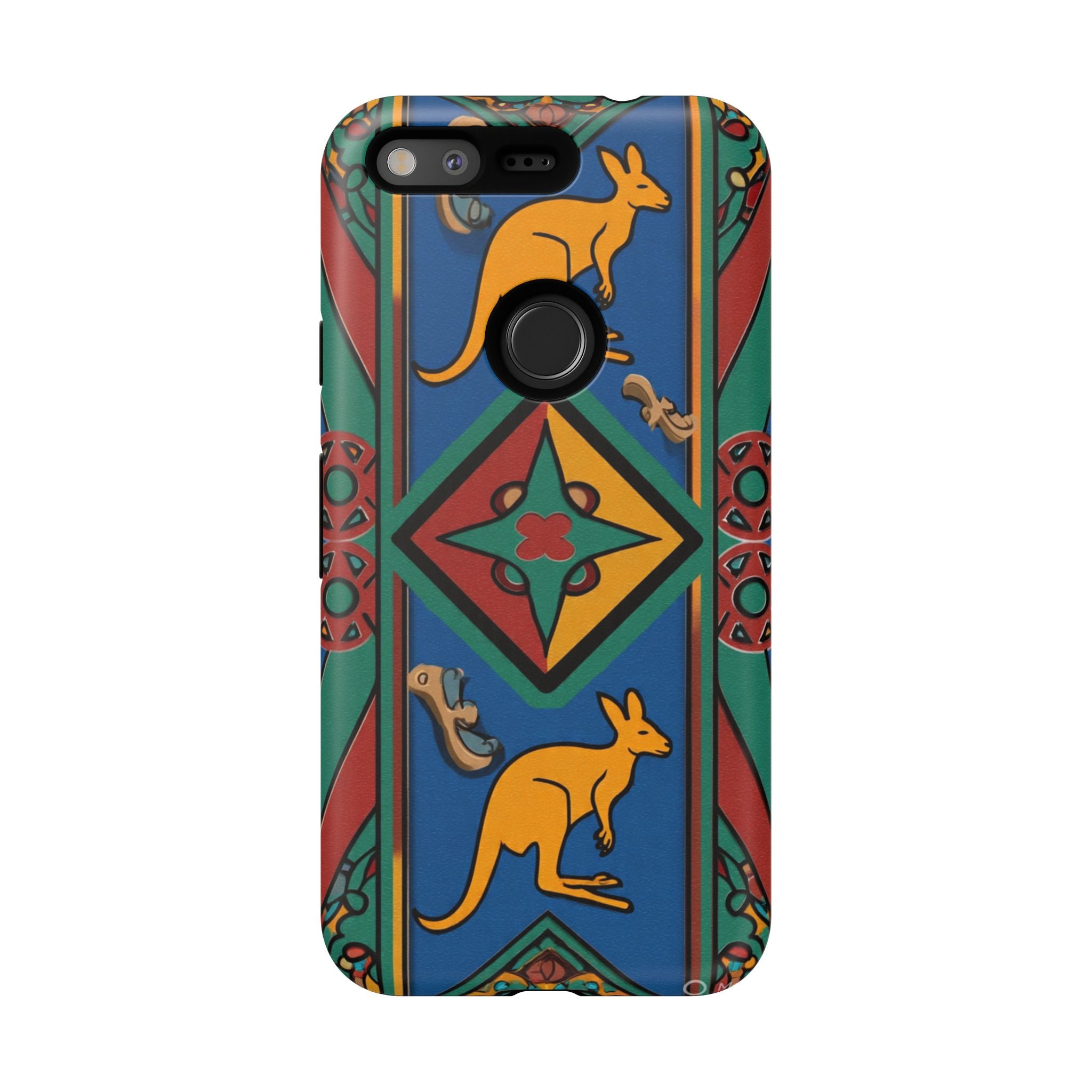 Kangaroo Tribal Pattern Tough Phone Case