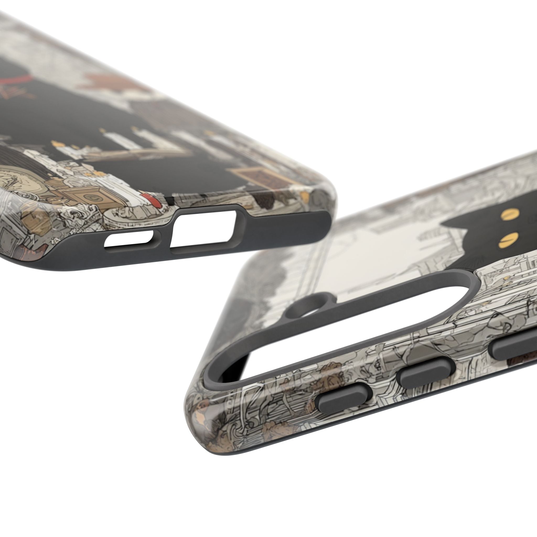 Witchy Black Cat Phone Case — Mystic Altar iPhone Cover