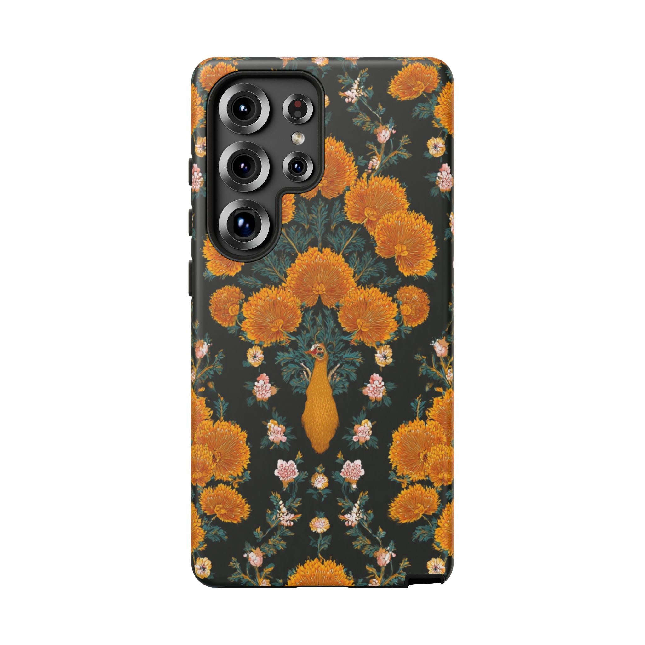 Marigold Mirror Phone Case — Floral Protective Phone Cover