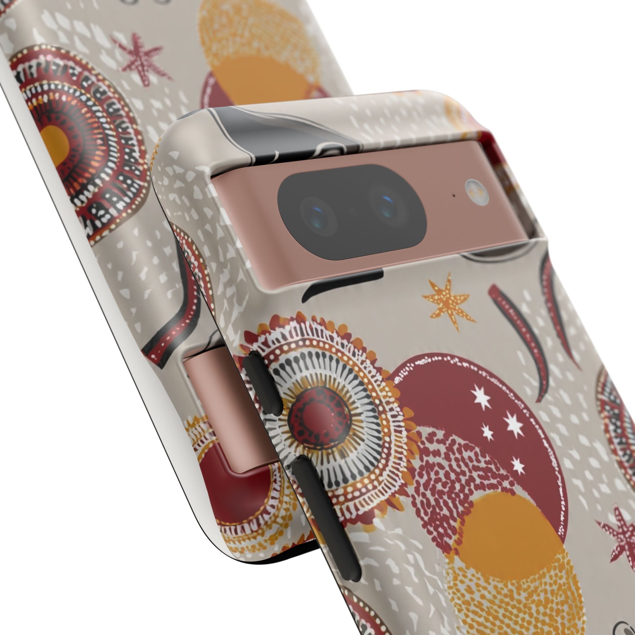 Kangaroo & Koala Aboriginal Dot Art Phone Case – Protective Tough Case