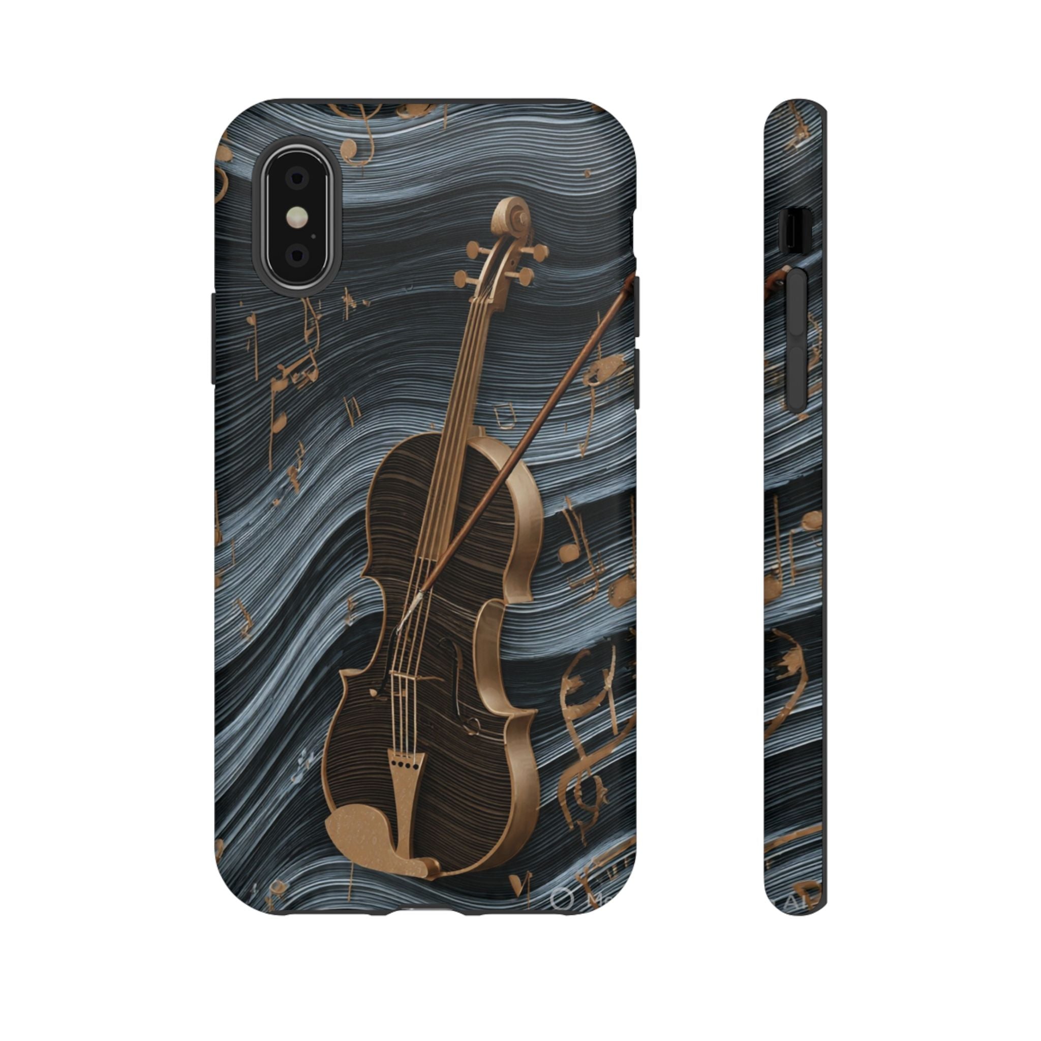 Violin Melody Tough Phone Case — Musical Instrument Art Protective Cover