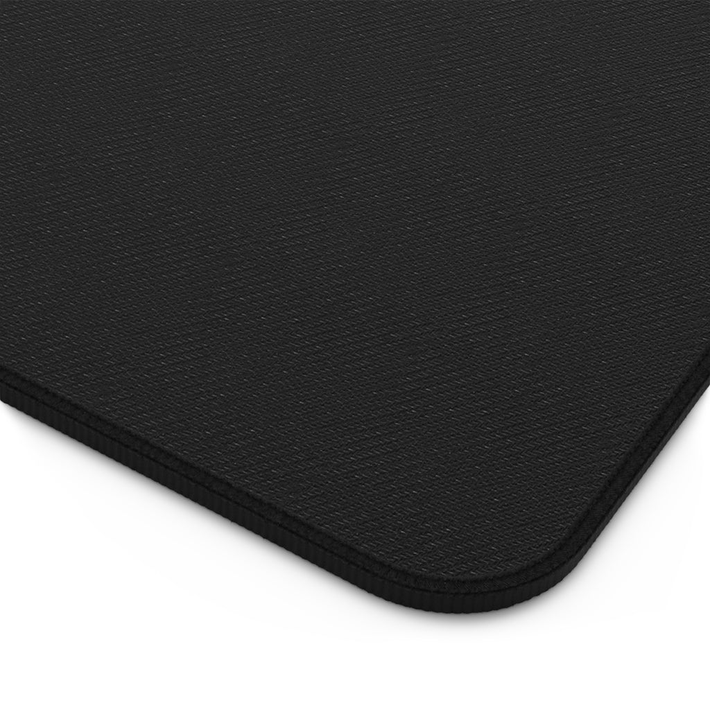 Galactic Sparkle Desk Mat — Black Starfield Mouse Pad