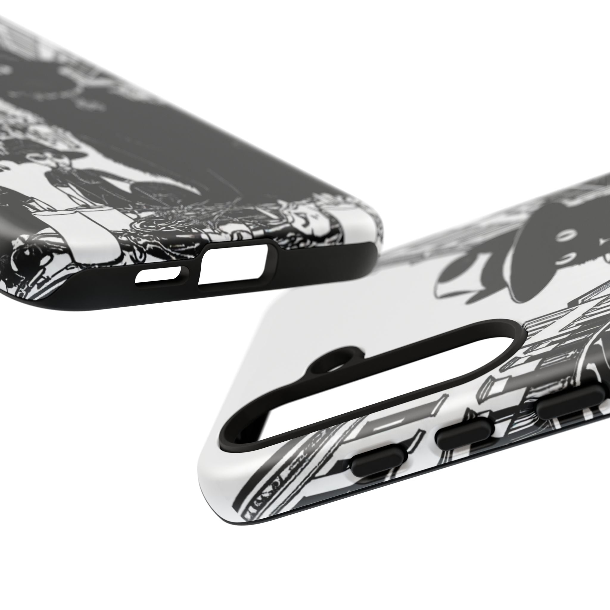 Phone Case — Noir Cat Street Art Design