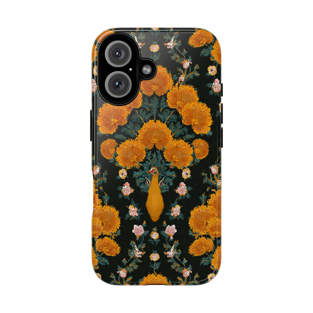 Marigold Mirror Phone Case — Floral Protective Phone Cover