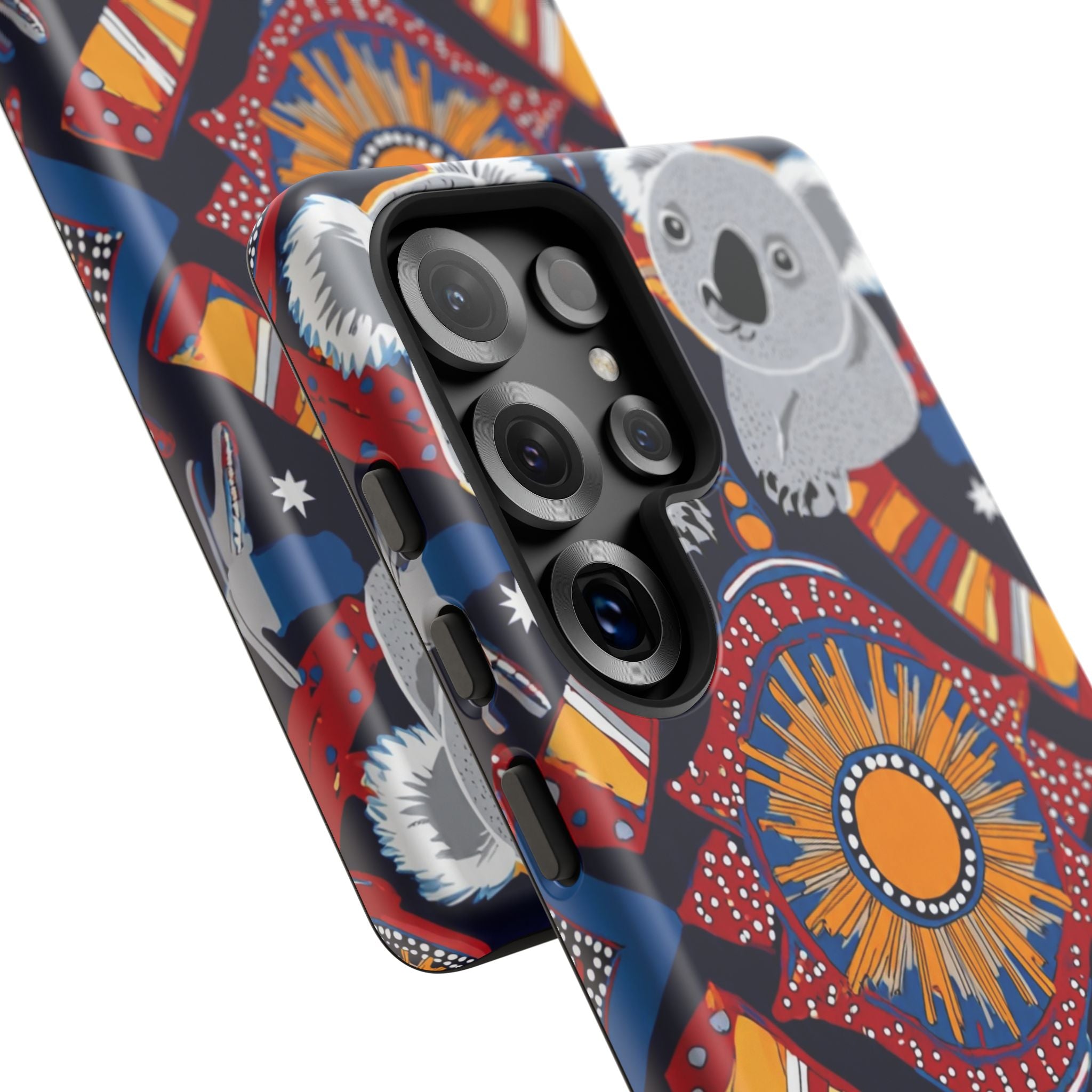 Koala Pattern Phone Case — Cute Indigenous-Inspired Design