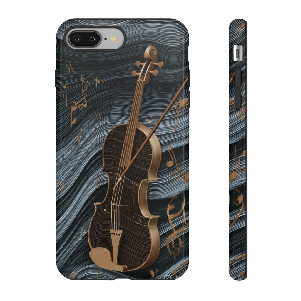 Violin Melody Tough Phone Case — Musical Instrument Art Protective Cover