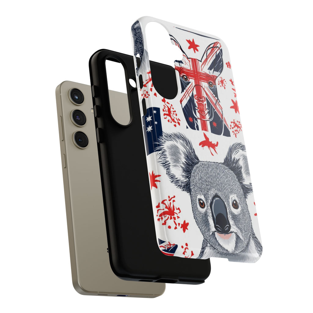 Koala Australia Flag Phone Case - Cute Aussie Animal Protective Case
