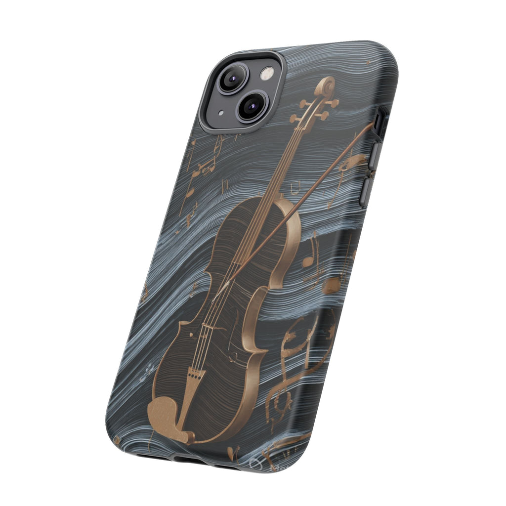 Violin Melody Tough Phone Case — Musical Instrument Art Protective Cover