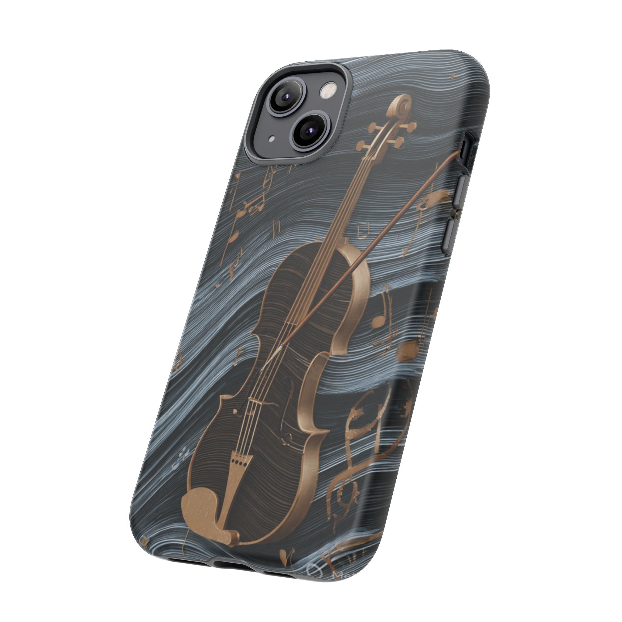 Violin Melody Tough Phone Case — Musical Instrument Art Protective Cover