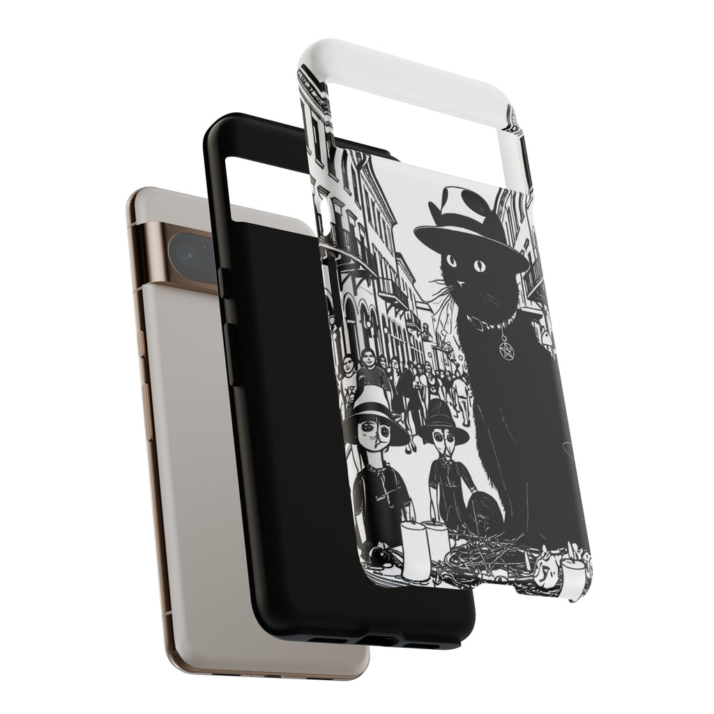 Phone Case — Noir Cat Street Art Design