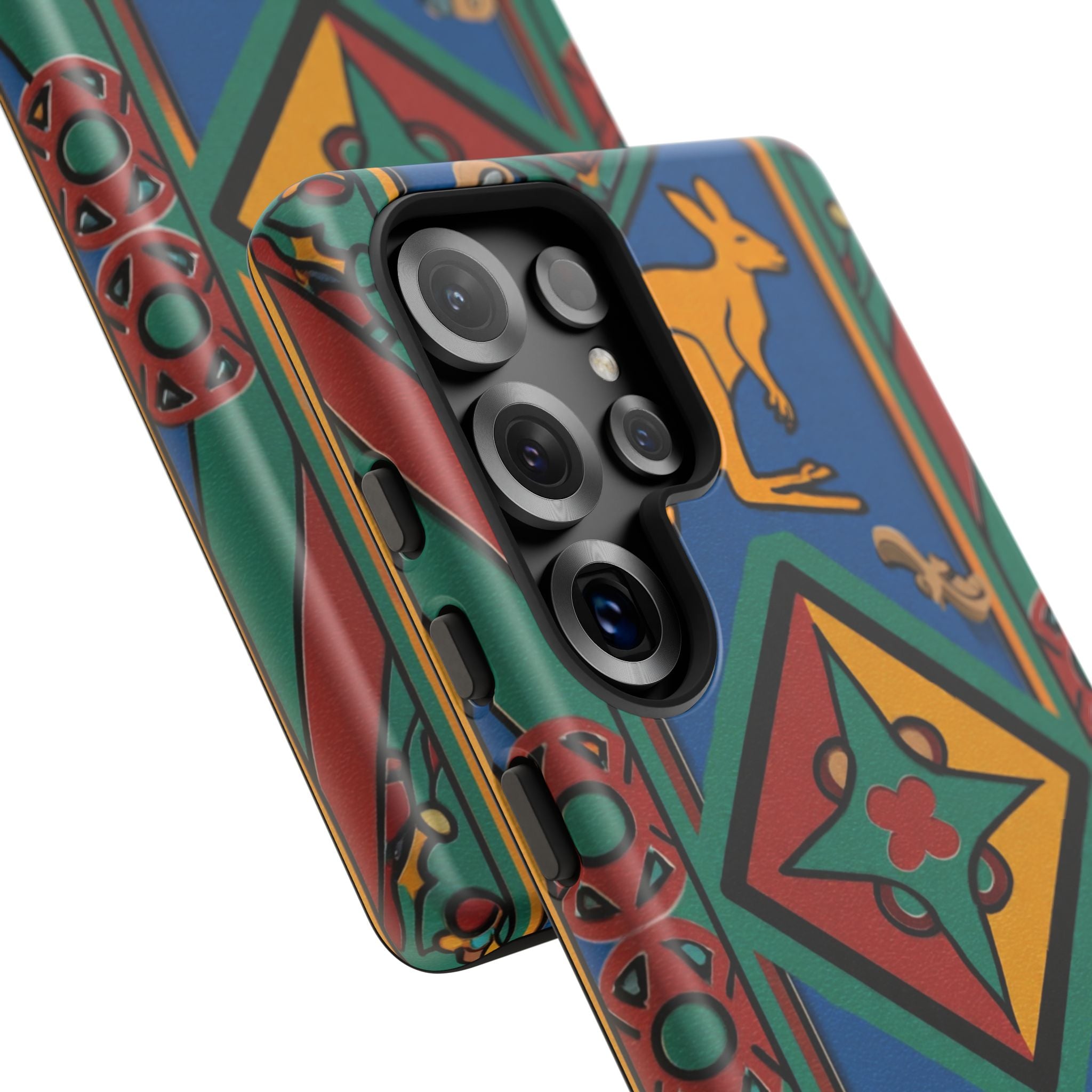 Kangaroo Tribal Pattern Tough Phone Case